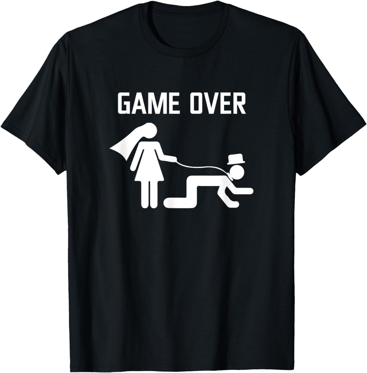 Funny Bride Groom Wedding Bachelor Bachelorette Party T-Shirt