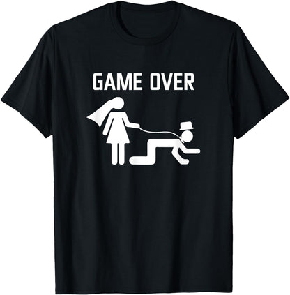 Funny Bride Groom Wedding Bachelor Bachelorette Party T-Shirt