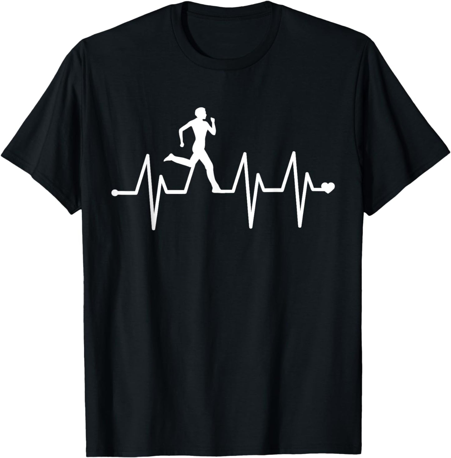 Athletics Heartbeat Pulse Shirt - Funny Running T-Shirt