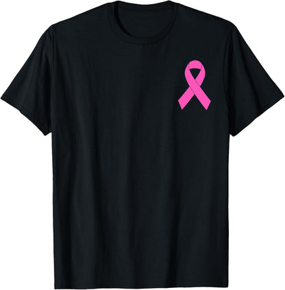 Cute Pink Ribbon Breast Cancer Awareness Women Men Kids T-Shirt