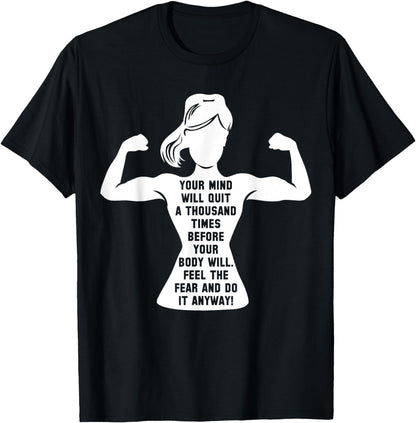 Women Gym Motivation Workout Motivational Fitness Lover Gift T-Shirt