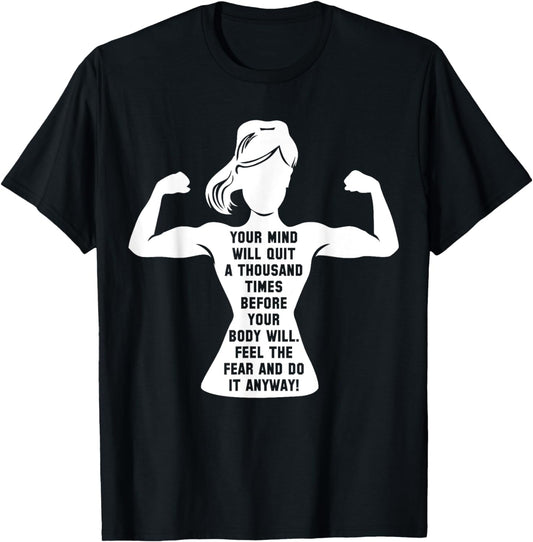 Women Gym Motivation Workout Motivational Fitness Lover Gift T-Shirt