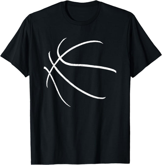 Basketball Silhouette Bball Player Coach Sports Baller Gift T-Shirt