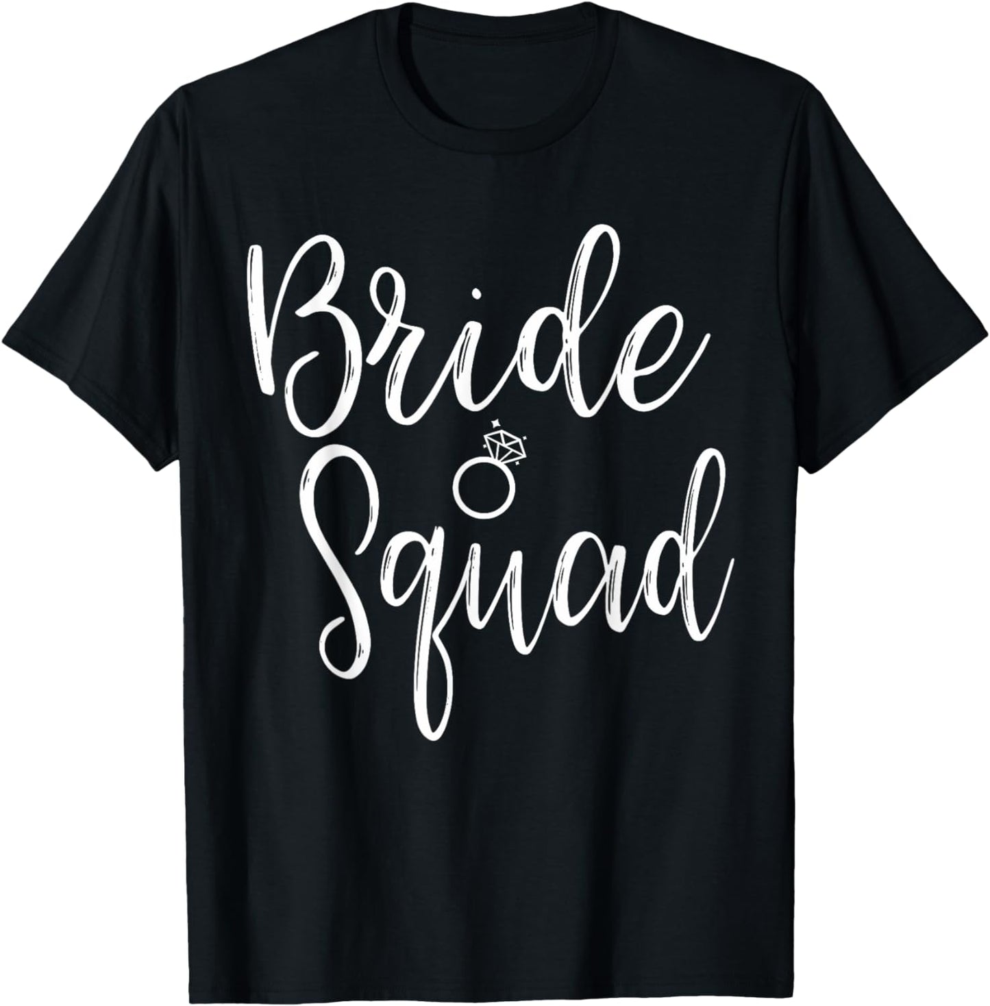 Bride Squad Bachelorette Party Bridesmaid Bridal Shower T-Shirt