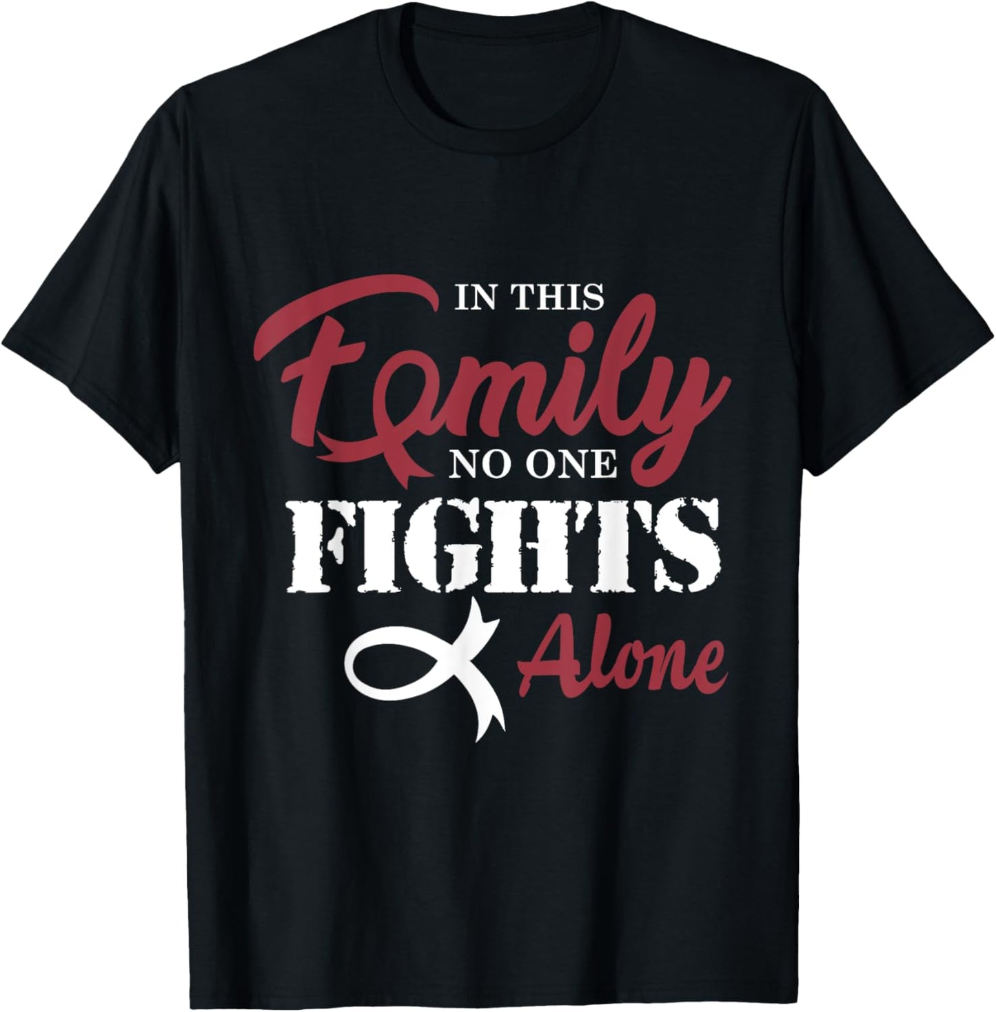 Head and Neck Fight Cancer Ribbon T-Shirt
