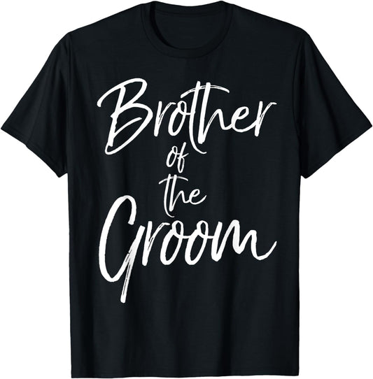 Matching Bridal Party Gifts for Family Brother of the Groom T-Shirt