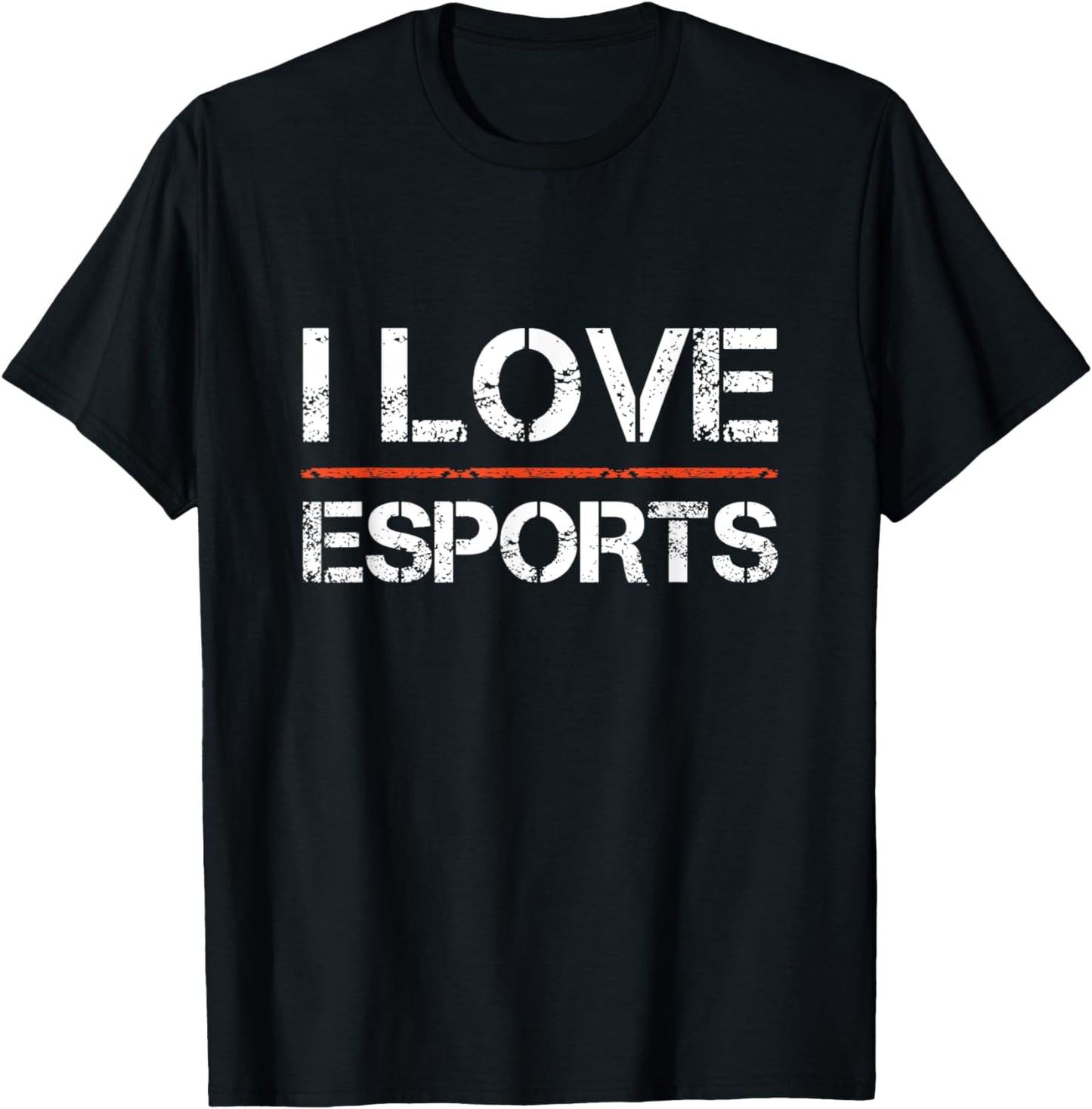 I Love Esports E-Sport Fan Online Gamer T-Shirt