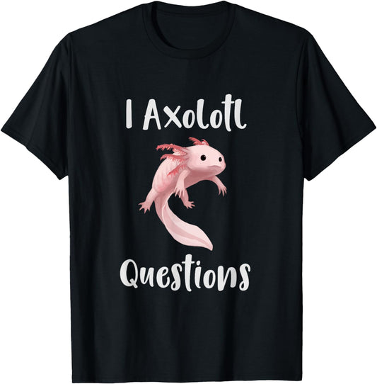 Axolotl Shirt Womens Kids Men Youth Funny Cute Axolotl T-Shirt