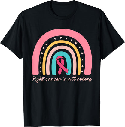 Cancer Sucks in Every Color Fighter Fight Support the Cance T-Shirt