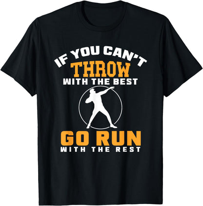 Shot Put Thrower Shot Putter Athlete Throw Track And Field T-Shirt