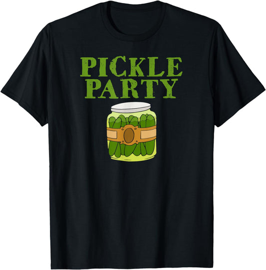 Pickle Party Sarcastic Novelty Funny Foodie T Shirt