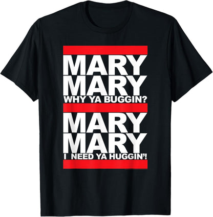 Run DMC Official Mary Mary T-Shirt