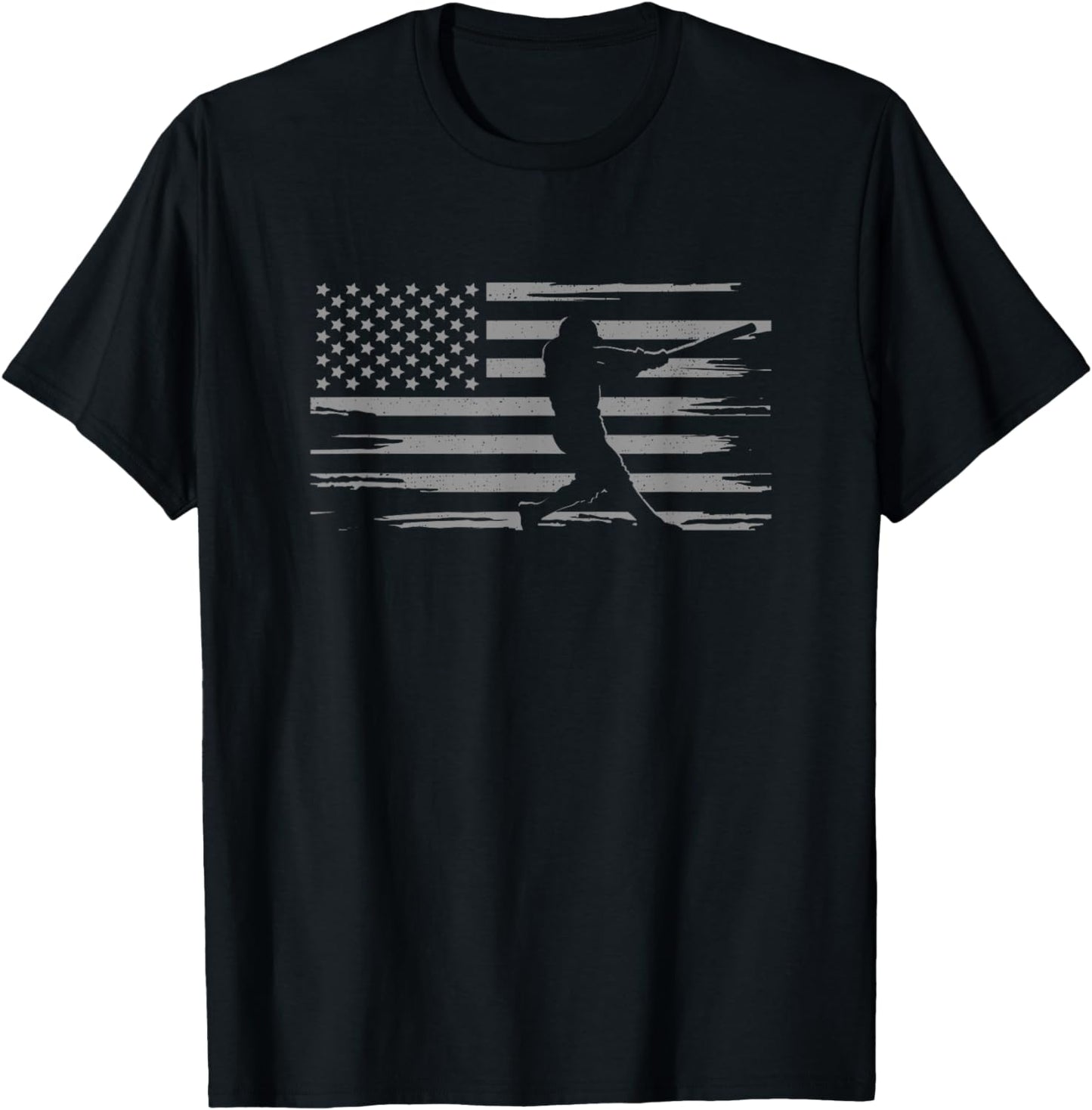 American Flag Baseball Apparel - Baseball T-Shirt