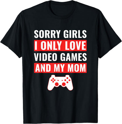 Boys Valentines Day Design for Kids Video Games Funny Gamer T-Shirt