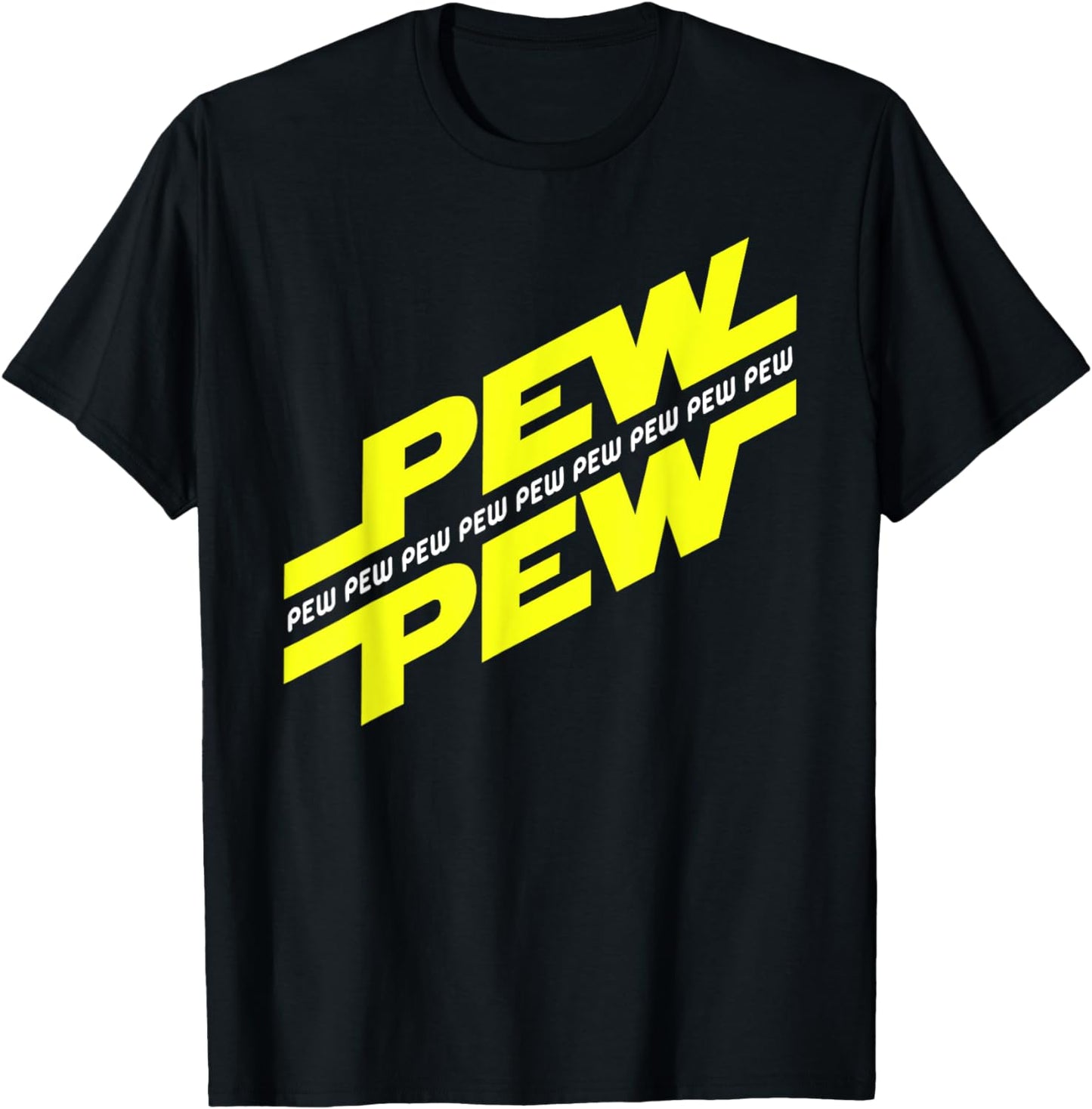 Pew Pew Sci-Fi Gamer Noise For Men, Women, Boys And Girls T-Shirt