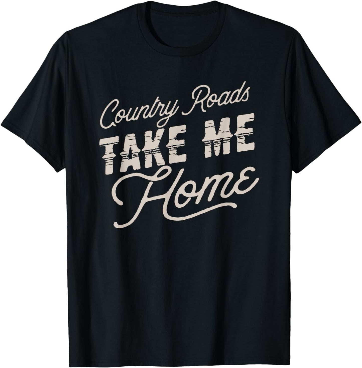 Vintage Country Roads Take me Home retro t-shirt