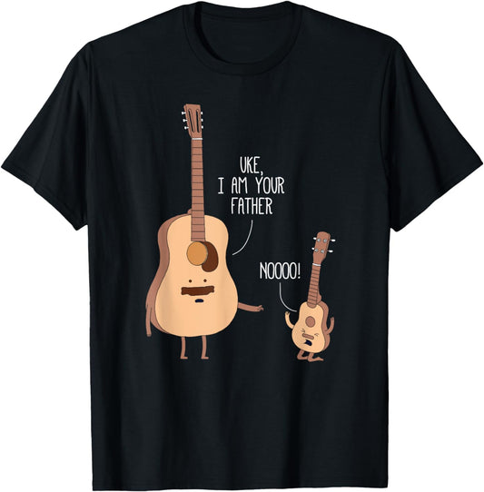 Uke I Am Your Father T Shirt Ukulele Guitar Music