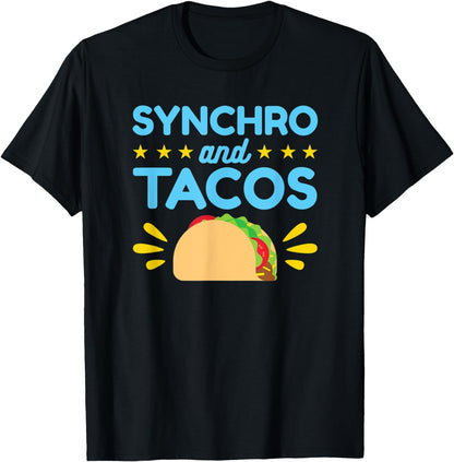 Synchronized Swimming Tee Shirt - Synchro And Tacos