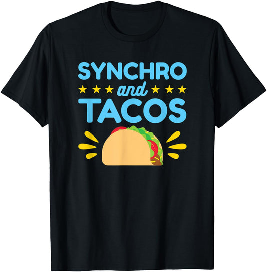 Synchronized Swimming Tee Shirt - Synchro And Tacos