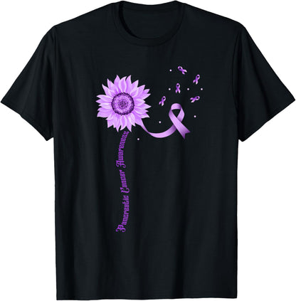 Purple Ribbon Pancreatic Cancer Awareness T-Shirt