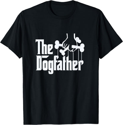 The Dogfather Shirt Dog Dad Fathers Day Gift Shirt Dog Lover T-Shirt