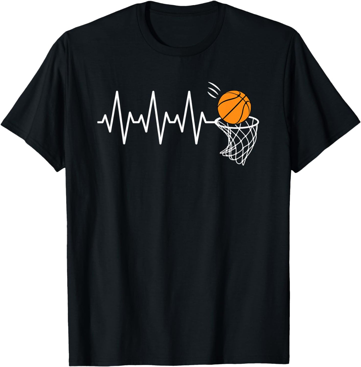 Basketball Heartbeat Basketball Lover T-Shirt