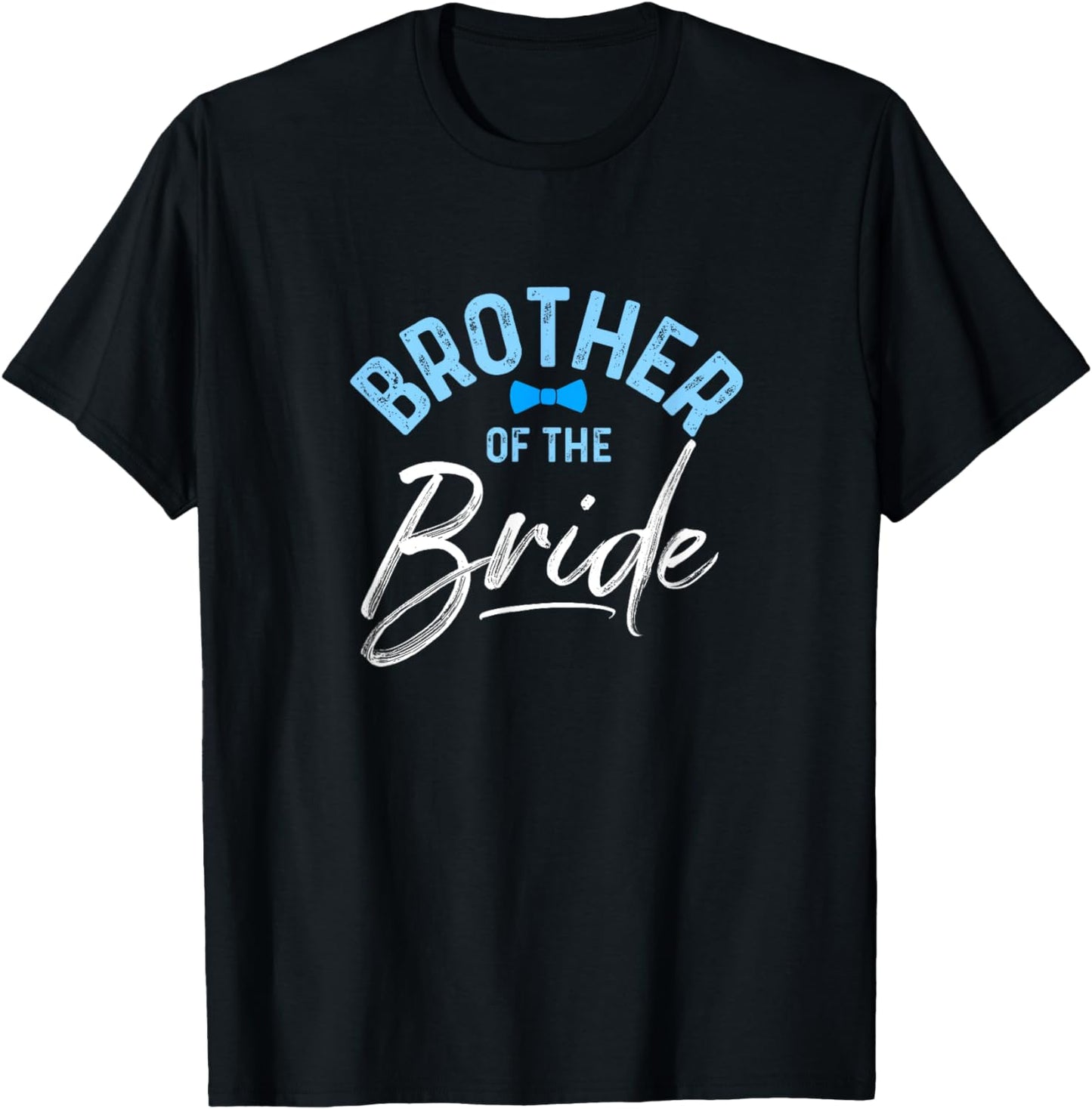 Brother Of The Bride Calligraphy T-shirt for Wedding Party T-Shirt