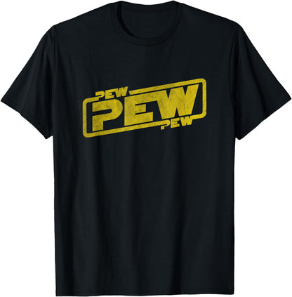 Pew Pew Pew - Blockbuster Movie Quote T-Shirt