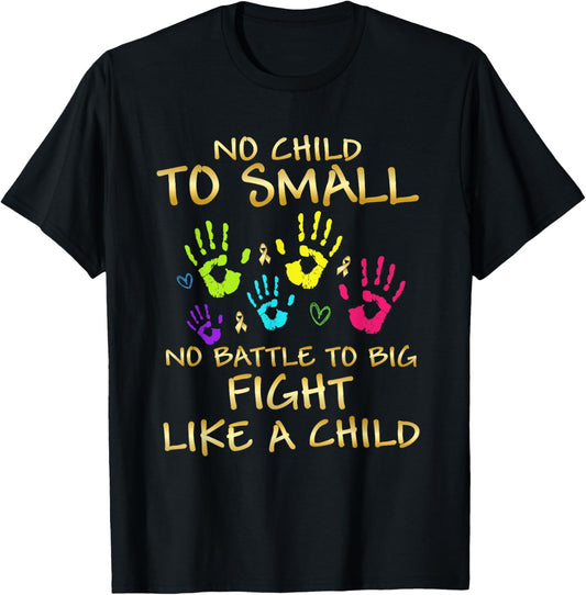 Pediatric Cancer Awareness Childhood Gifts T-Shirt