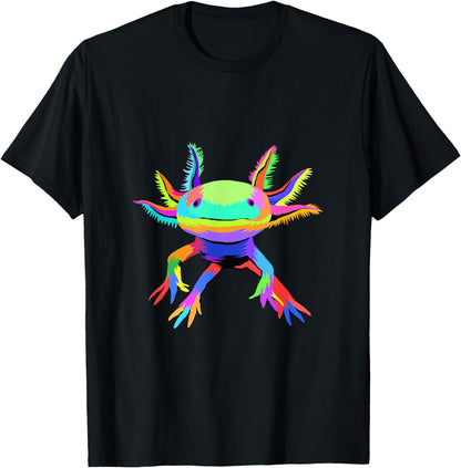 Axolotl Tshirt Pop Art Axolotl Shirt Animal Axolotl Lover T-Shirt