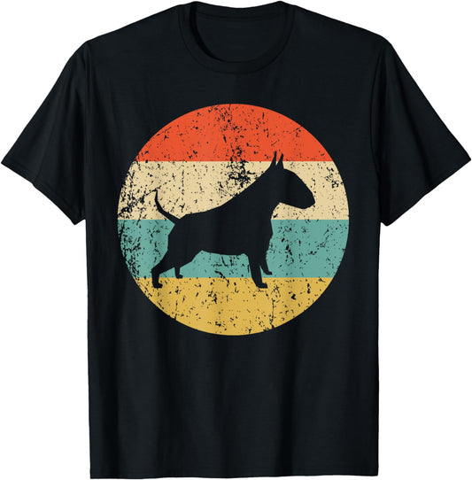 Bull Terrier Shirt - Vintage Retro Bull Terrier Dog T-Shirt