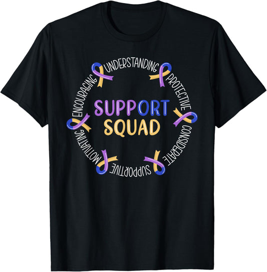 Bladder Cancer Support Squad Bladder Cancer Awareness T-Shirt