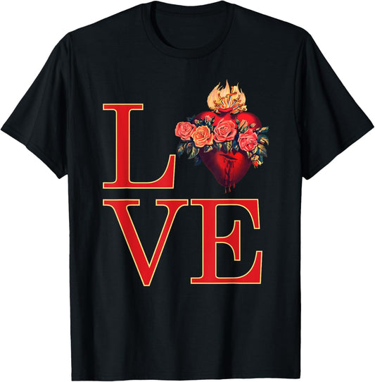 Love of the Immaculate Heart of Mary Our Sorrows Catholic T-Shirt