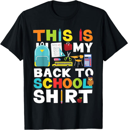 Back to School Shirt Girls Boys Kids First Day of School T-Shirt