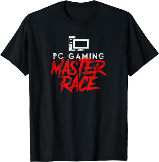 PC Gaming Master Race | Satire Gamer Meme Gift T-Shirt