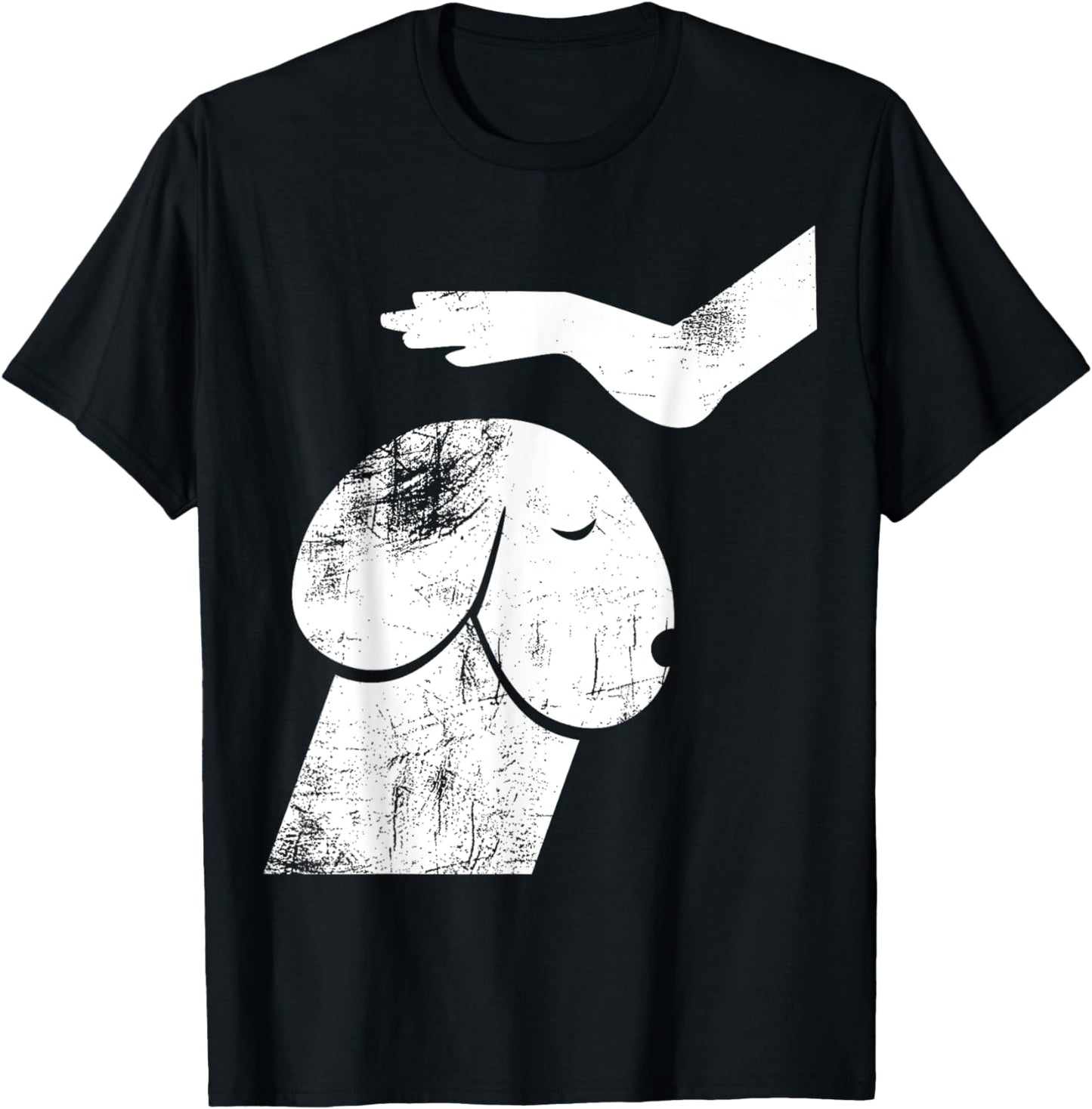 Dirty Mind Dog Shirt a Funny Dog Adult Humor Retro Vintage T-Shirt