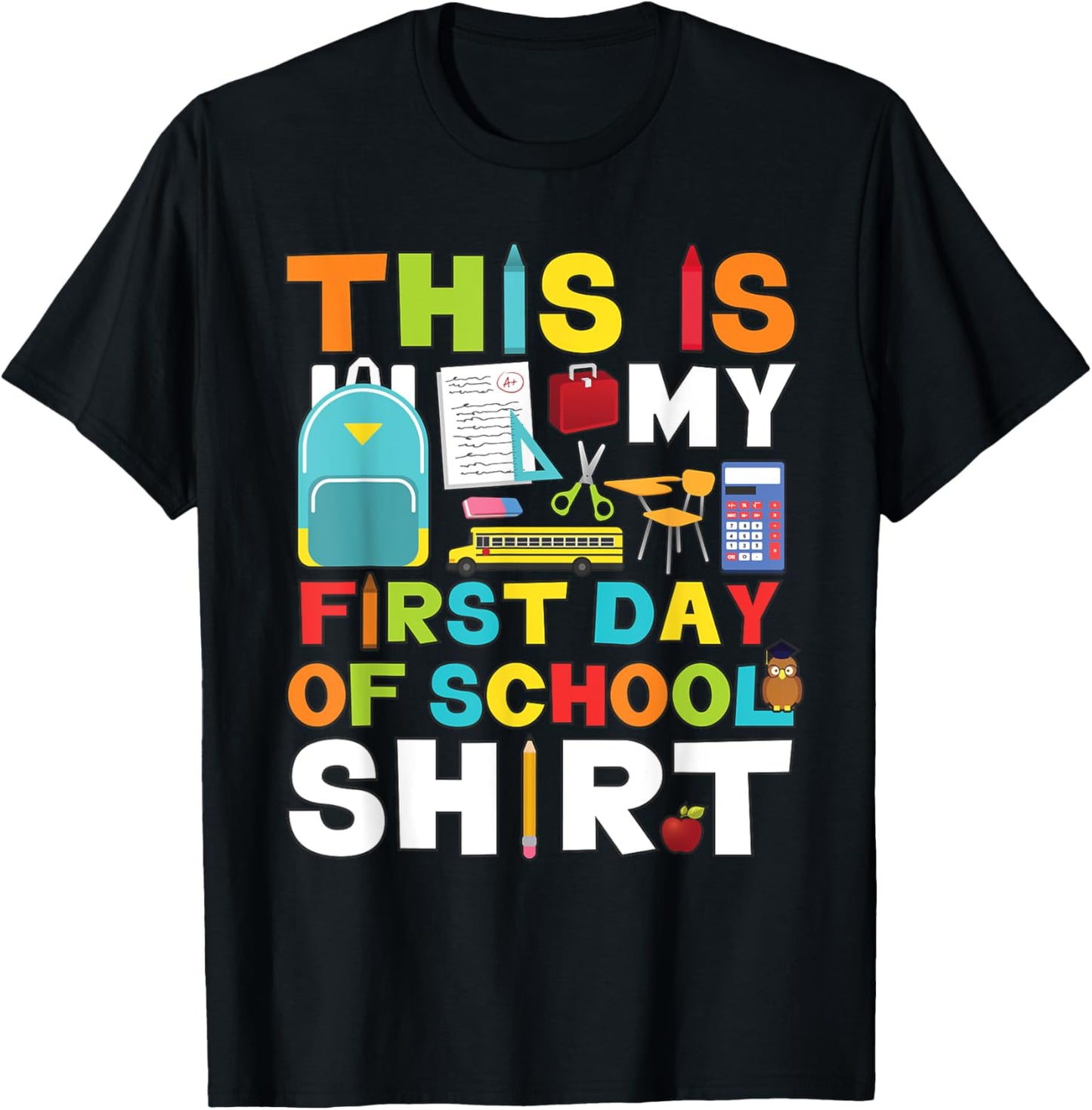 First Day of School Shirt Boys Girls Back To School T-Shirt