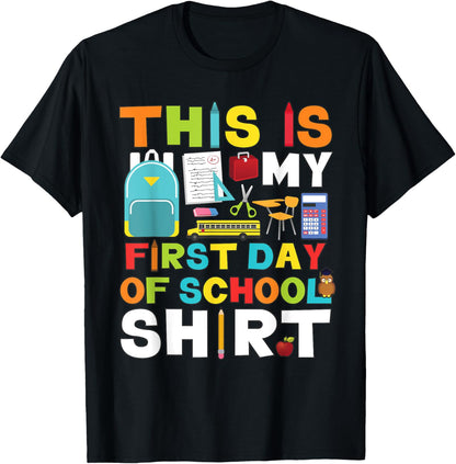 First Day of School Shirt Boys Girls Back To School T-Shirt