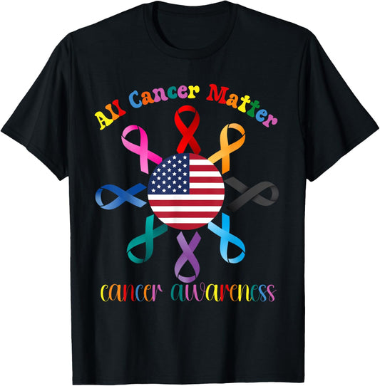 All Cancer Matters Cancer Awareness family fight matching T-Shirt
