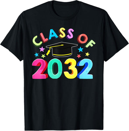 First Day Of School Class Of 2032 Students Graduate T-Shirt