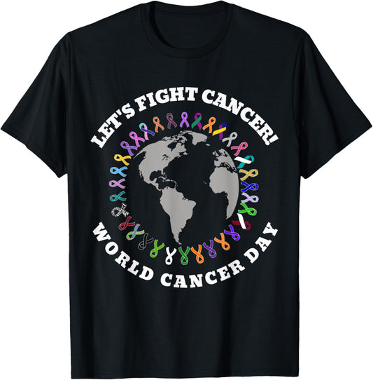 Together We Fight All Cancer Matters Awareness Support T-Shirt