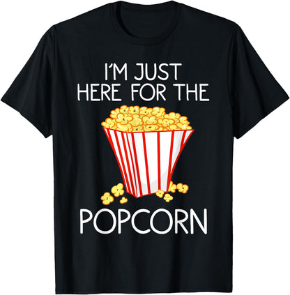 Funny Popcorn Movie Novelty Gift | Cute Snack Fan Boys Girls T-Shirt