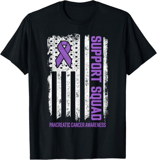 Pancreatic Cancer Support Squad Pancreatic Cancer Awareness T-Shirt