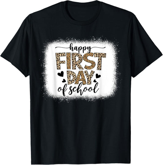 Retro Happy First Day of School Teacher Back to School T-Shirt