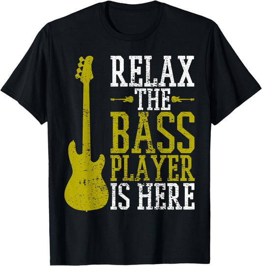 Bass Player Guitar Guitarist Music School Vintage T-Shirt