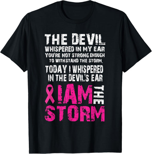 I am the storm Breast cancer awareness T-Shirt