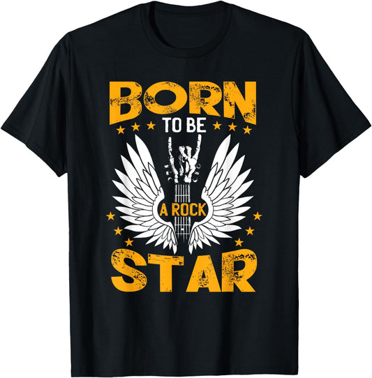 Born To Be A Rock Star | Concert | Guitar | Rock T-Shirt