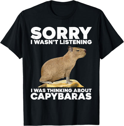 Best Capybara Design For Men Women Kids Pet Rodent Capybara T-Shirt