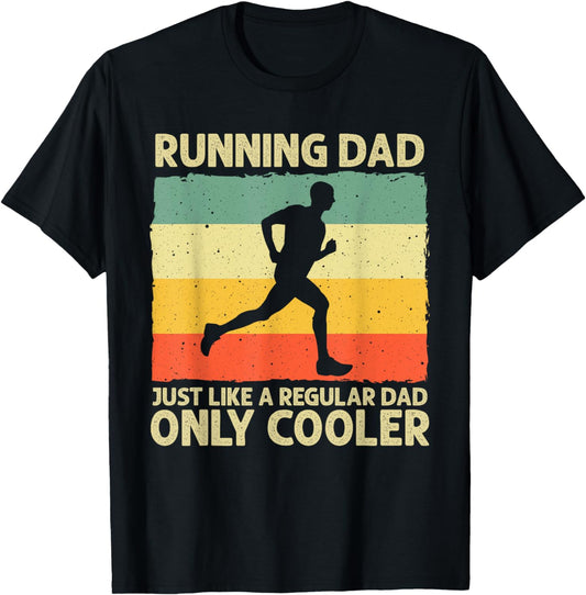 Funny Running For Men Dad Marathon Runner Coach Marathoner T-Shirt