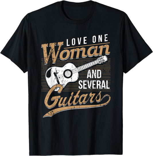 Funny Guitar Lovers Guitarist Musician Band Playing Gifts T-Shirt